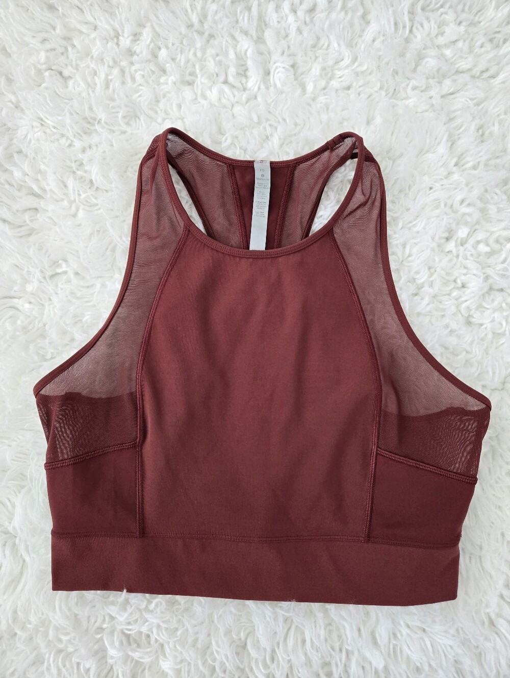 Lululemon Laser Speed Train Tank Savannah. Size 10.